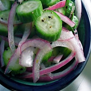Refreshing Cucumber-Red Onion Salad image