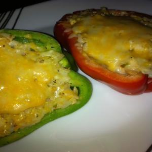 Weight Watchers Chicken and Rice Stuffed Bell Peppers image