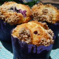 Mango Blueberry Muffins With Coconut Streusel_image