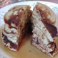 Peanut Butter Chip & Chocolate Chip Pancakes_image