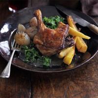 Duck legs braised with Seville oranges image