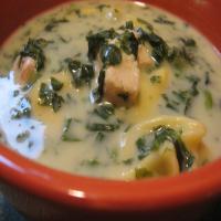 Creamy Chicken-Spinach Soup image