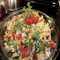 Quick Greek Spinach and Chicken Orzo_image