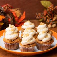 Sweet Potato Pie Marshmallow Cupcakes Recipe by Tasty_image
