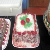 Strawberry Coconut Jelly Cake_image