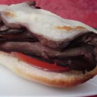 Open-Faced Broiled Roast Beef Sandwich_image