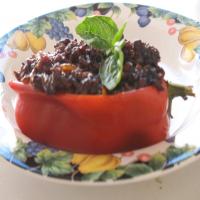 Thai Stuffed Poblano or Green Bell Peppers image