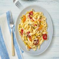 Tagliatelle with Corn and Cherry Tomatoes image
