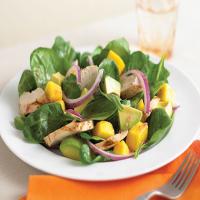 Chicken, Spinach and Mango Salad Recipe image
