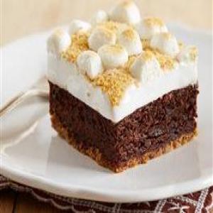 Fudgy S'mores Brownie Bars_image