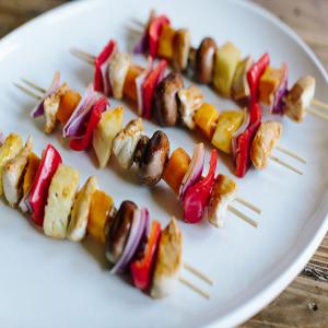 Spicy Tropical Chicken Kabobs image
