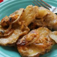 Pork Chops with Creamy Scalloped Potatoes image
