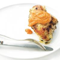 Roast Chicken Breasts with Romesco Sauce_image