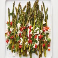 Asparagus with Roasted Red Peppers image