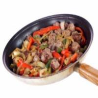 Turkey Sausage and Peppers_image
