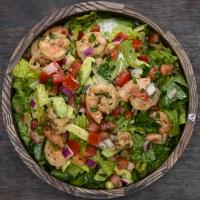 Shrimp and Avocado Taco Salad Recipe by Tasty image