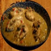 Chicken With Mushroom Curry Sauce image