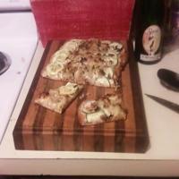 Cheesy Zucchini & Onion Flatbread image