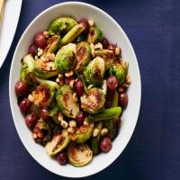 Roasted Brussels Sprouts with Grapes image