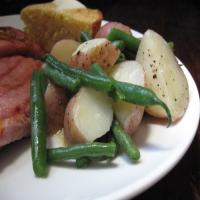 Baby Potatoes and Green Beans (Meatless)_image
