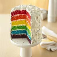 Rainbow Layer Cake with Rainbow Chip Frosting_image