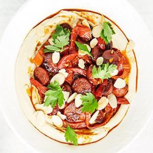 Chorizo & red pepper hummus image