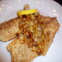 Jamaican Escovitch - Fish Served W/Spicy Marinade and Vegetables image
