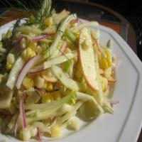 Fennel Salad With Apples and Fresh Corn image