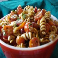 Bow Ties With Tomatoes, Feta, and Balsamic Dressing_image