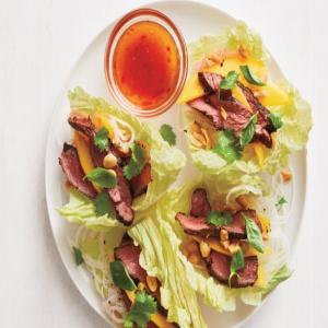 Thai Steak Cabbage Wraps image