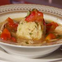 Sephardic Chicken Soup with Sofrito and Herbed Matzo Balls_image