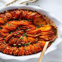 Hasselback Sweet Potatoes Casserole with Chipotle_image