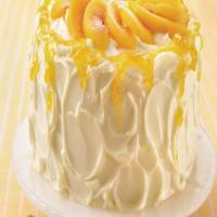 Peaches and Cream Layer Cake image