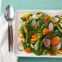 Spinach & Sugar Snap Pea Salad_image