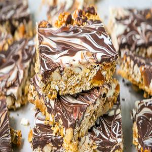 Marbled Energy Bars with Cheerios™_image
