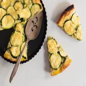 Zucchini Tart With Gruyere Cheese and Herbs image