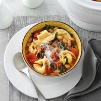 Christmas Tortellini & Spinach Soup image