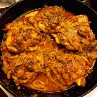 Baked Chicken Thighs in Hatch Chile Cream Sauce image