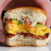 Turkey Bacon Breakfast Sliders Recipe by Tasty image