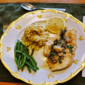 Chicken Piccata With Mushrooms image