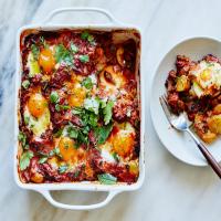 Indian-Spiced Tomato and Egg Casserole image