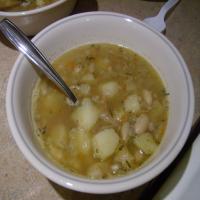 Mediterranean White Bean Soup image