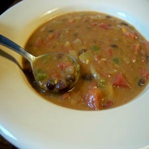 Creamy Refried Bean Soup image