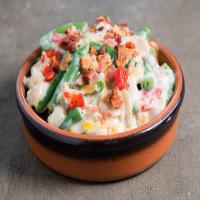 Green Beans in Cheesy Bacon Sauce (Crock Pot) image