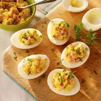 Deviled Eggs With Ham_image