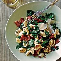 Orecchiette with Kale, Bacon, and Sun-Dried Tomatoes Recipe - (4.5/5)_image