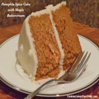 Pumpkin Spice Cake with Maple Buttercream Recipe - (4.5/5) image