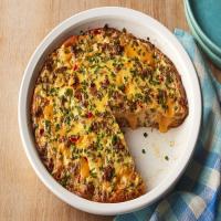 Cheesy Sausage Frittata with Peppers image