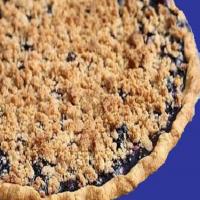 Double Blueberry Pie With Pat In The Pan Crust_image