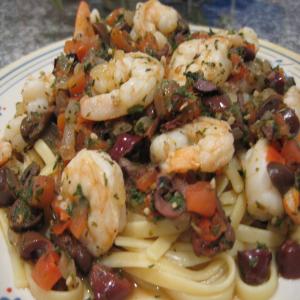 Mediterranean Shrimp and Pasta image